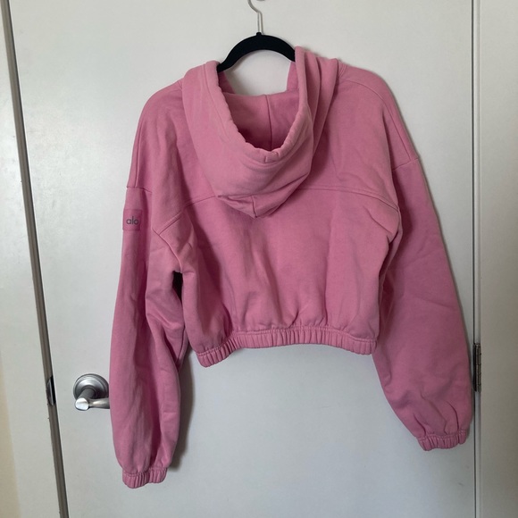 Alo yoga pink sweatsuit (sweater, pants) - Picture 2 of 7